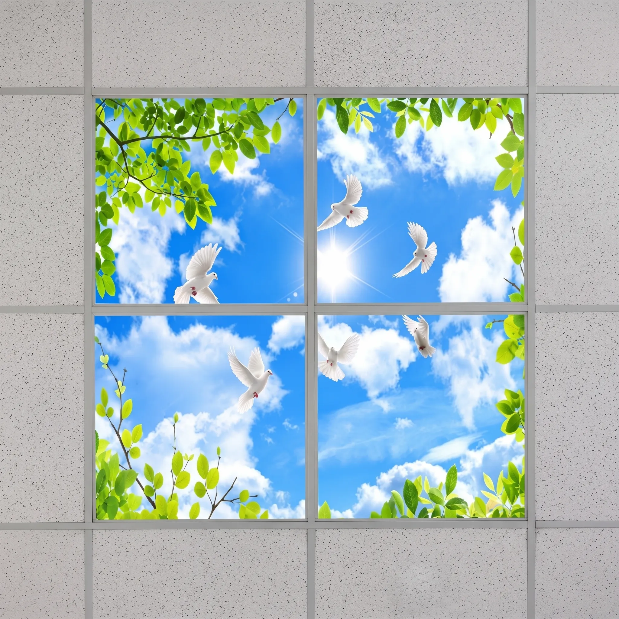 Sunny Treetops LED Ceiling Light Panel